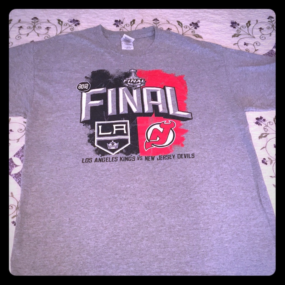 2012 Official Kings vs Devils Stanley cup T-shirt!